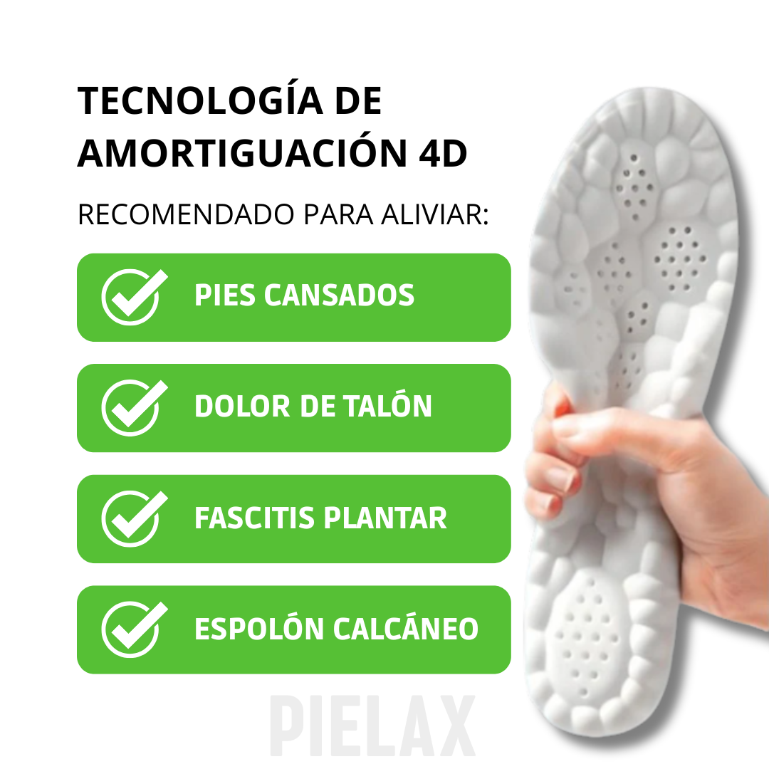 Plantillas ortopédicas con soporte de arco