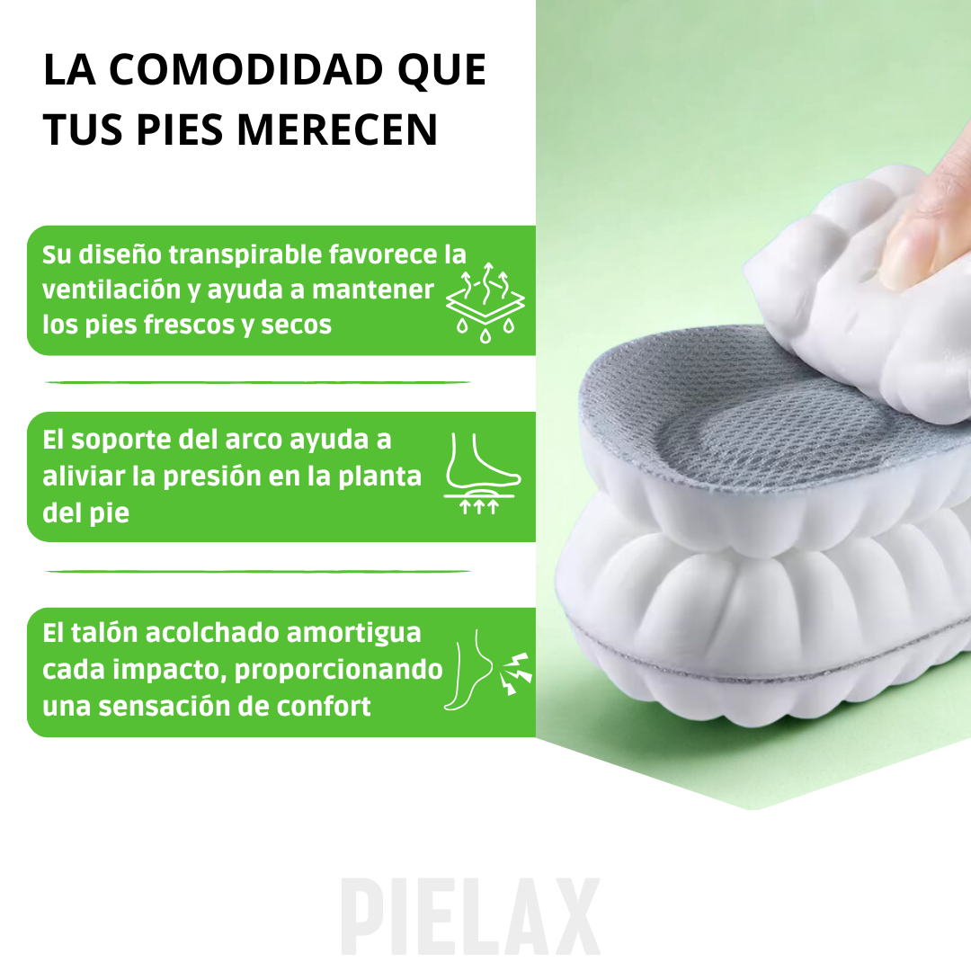 Plantillas ortopédicas con soporte de arco